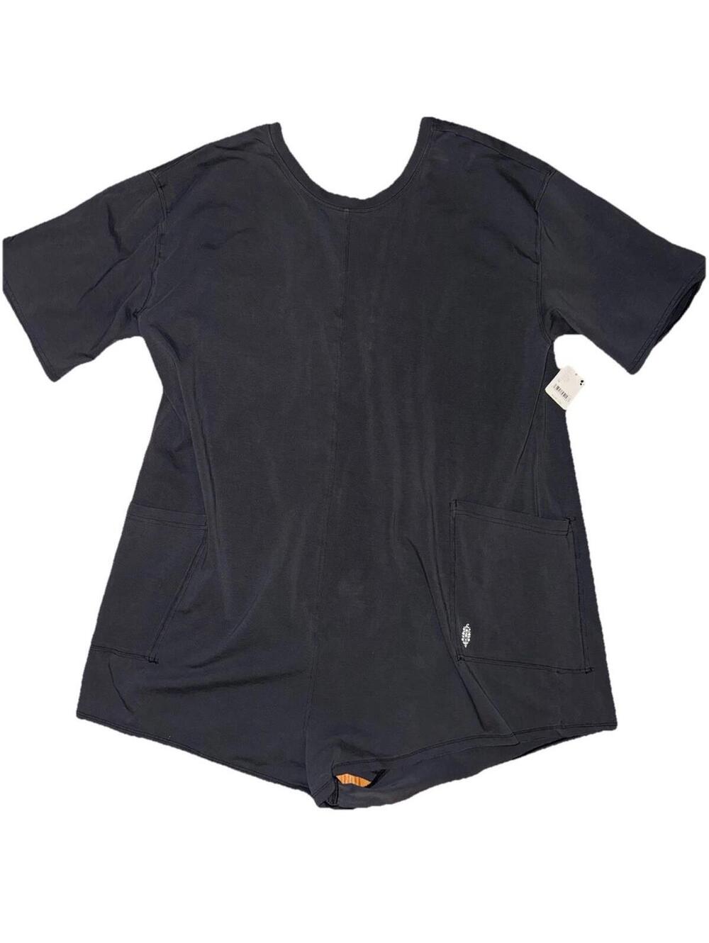 Free People Movement Hot Shot Tee Romper Women's Size Medium NWT $60 - Picture 2 of 9